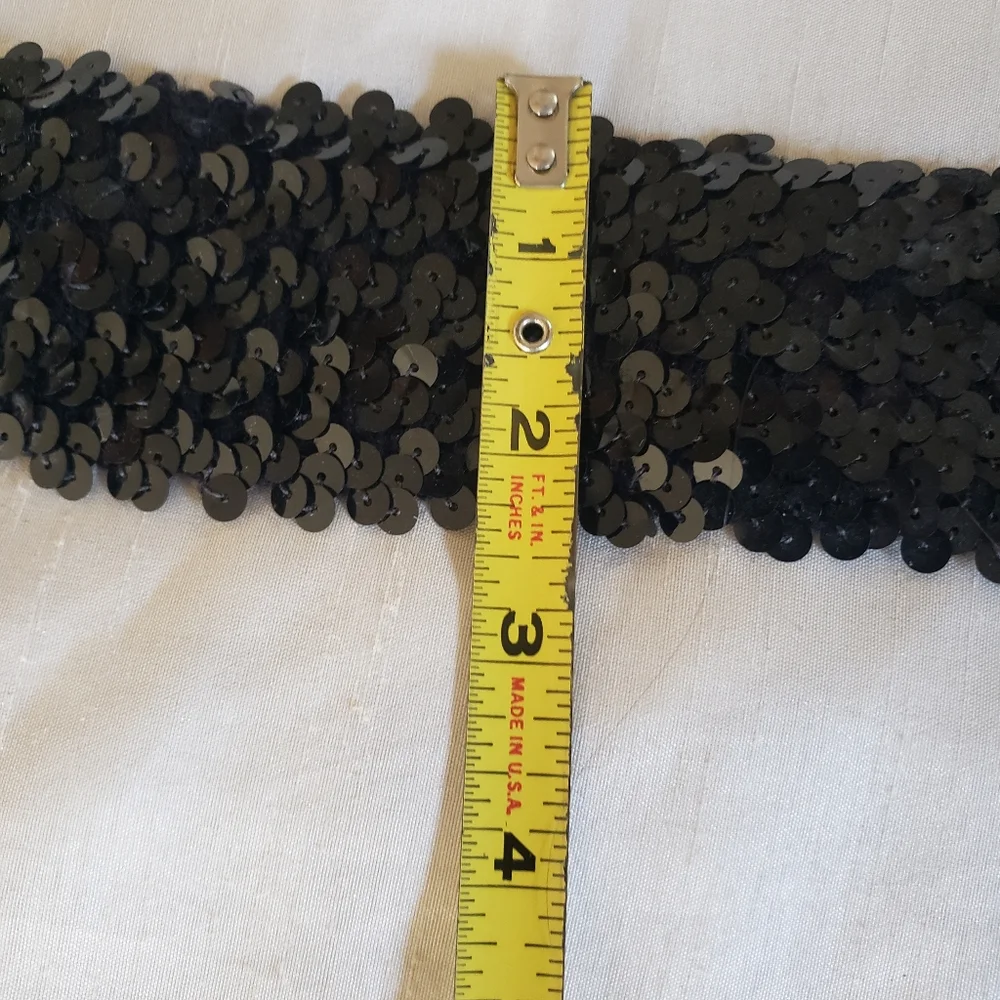Elegant Black Sequin Women's Accessory